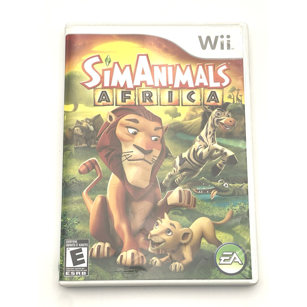 SimAnimals Africa (Nintendo Wii, 2009) CIB W/Manual Tested